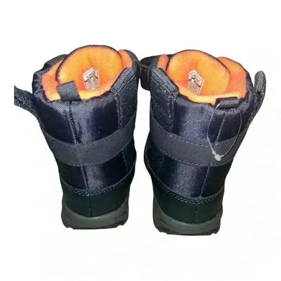 NWOT Carter's Keilor Toddler Boys Navy Blue Orange/Gray Winter Snow Boots S6
 - Picture 3 of 11